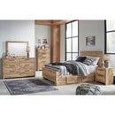  Size_Full -- Hyanna B1050B25 Full Panel Bed with 1 Side Storage IMAGE 6