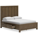  Size_Queen -- Signature Design by Ashley Cabalynn Panel Bed with Storage IMAGE 2