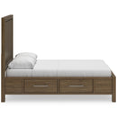  Size_Queen -- Signature Design by Ashley Cabalynn Panel Bed with Storage IMAGE 4