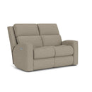 Flexsteel Score 2805-60L-043-01 Power Reclining Loveseat with Power Headrests and Lumbar - Dove - Maison Elegance Furniture LLC