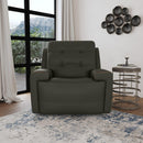 Flexsteel Iris 1781-50PH Power Recliner with Power Headrest - Grey - Maison Elegance Furniture LLC