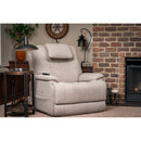 Flexsteel Zecliner 1091-50PH Power Recliner with Power Headrest and Lumbar - Light Grey - Maison Elegance Furniture LLC