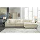  Manufacturer Color_Ivory -- Signature Design by Ashley Lindyn Fabric 3 pc Sectional IMAGE 2