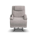 Flexsteel Zecliner 1091-55PH Power Lift Recliner with Power Headrest and Lumbar - Light Grey - Maison Elegance Furniture LLC
