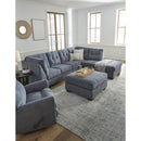  Manufacturer Color_Denim -- Signature Design by Ashley Marleton Fabric Ottoman IMAGE 6