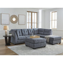  Manufacturer Color_Denim -- Signature Design by Ashley Marleton Fabric Ottoman IMAGE 9