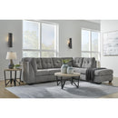  Manufacturer Color_Grey -- Marleton 55305S2 2 pc Sectional with Chaise IMAGE 5