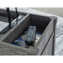  Signature Design by Ashley Freedan T175T2 Lift-top Coffee Table, 2 End Tables and Console IMAGE 4