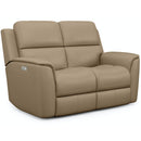 Flexsteel Henry 1041-60PH Power Reclining Loveseat w/ PHRs & Lumbar - Maison Elegance Furniture LLC
