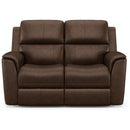 Flexsteel Henry 1041-60PH Power Reclining Loveseat w/ PHRs & Lumbar - Maison Elegance Furniture LLC