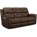 Flexsteel Henry 1041-62PH Power Reclining Sofa w/ PHRs & Lumbar - Maison Elegance Furniture LLC