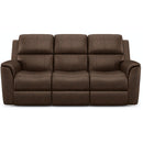 Flexsteel Henry 1041-62PH Power Reclining Sofa w/ PHRs & Lumbar - Maison Elegance Furniture LLC