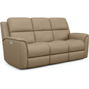 Flexsteel Henry 1041-62PH Power Reclining Sofa w/ PHRs & Lumbar - Maison Elegance Furniture LLC