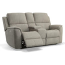 Flexsteel Henry 1041-64PH Power Reclining Console Loveseat w/ PHRs & Lumbar - Maison Elegance Furniture LLC