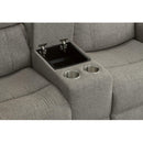 Flexsteel Henry 1041-64PH Power Reclining Console Loveseat w/ PHRs & Lumbar - Maison Elegance Furniture LLC