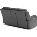Flexsteel Linden 1043-64PH Pwr Reclining Loveseat w/Console/Pwr Headrests and Lumbar - Maison Elegance Furniture LLC