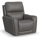 Flexsteel Carter 1587-50PH Power Recliner with Power Headrest and Lumbar - Maison Elegance Furniture LLC