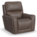 Flexsteel Carter 1587-50PH Power Recliner with Power Headrest and Lumbar - Maison Elegance Furniture LLC