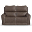 Flexsteel Carter 1587-60PH Power Reclining Loveseat with Power Headrests and Lumbar - Maison Elegance Furniture LLC