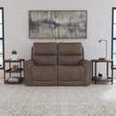 Flexsteel Carter 1587-60PH Power Reclining Loveseat with Power Headrests and Lumbar - Maison Elegance Furniture LLC