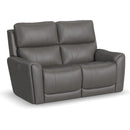Flexsteel Carter 1587-60PH Power Reclining Loveseat with Power Headrests and Lumbar - Maison Elegance Furniture LLC