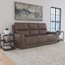 Flexsteel Carter 1587-63PH Power Reclining Sofa with Console and Power Headrests and Lumbar - Maison Elegance Furniture LLC
