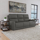 Flexsteel Carter 1587-63PH Power Reclining Sofa with Console and Power Headrests and Lumbar - Maison Elegance Furniture LLC