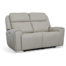 Flexsteel Barnett 1601-60PH Power Reclining Loveseat with Power Headrests and Lumbar - Maison Elegance Furniture LLC