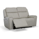 Flexsteel Barnett 1601-60PH Power Reclining Loveseat with Power Headrests and Lumbar - Maison Elegance Furniture LLC
