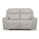 Flexsteel Barnett 1601-60PH Power Reclining Loveseat with Power Headrests and Lumbar - Maison Elegance Furniture LLC