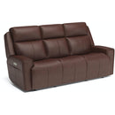 Flexsteel Barnett 1601-62PH Power Reclining Sofa with Power Headrests and Lumbar - Maison Elegance Furniture LLC