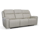 Flexsteel Barnett 1601-62PH Power Reclining Sofa with Power Headrests and Lumbar - Maison Elegance Furniture LLC