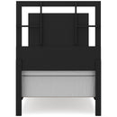  Size_Twin -- Signature Design by Ashley Covetown Panel Bed IMAGE 4