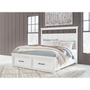  Size_Queen -- Benchcraft Ashbryn Panel Bed with Storage IMAGE 6
