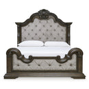  Size_Queen -- Signature Design by Ashley Maylee Upholstered Panel Bed IMAGE 2