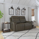 Flexsteel Odell 1739-60PH Power Reclining Loveseat with Power Headrests and Lumbar - Maison Elegance Furniture LLC