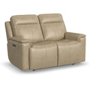 Flexsteel Odell 1739-60PH Power Reclining Loveseat with Power Headrests and Lumbar - Maison Elegance Furniture LLC