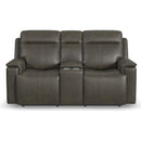 Flexsteel Odell 1739-64PH Power Reclining Loveseat with Console and Power Headrests and Lumbar - Maison Elegance Furniture LLC