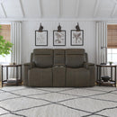 Flexsteel Odell 1739-64PH Power Reclining Loveseat with Console and Power Headrests and Lumbar - Maison Elegance Furniture LLC