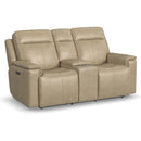 Flexsteel Odell 1739-64PH Power Reclining Loveseat with Console and Power Headrests and Lumbar - Maison Elegance Furniture LLC