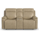 Flexsteel Odell 1739-64PH Power Reclining Loveseat with Console and Power Headrests and Lumbar - Maison Elegance Furniture LLC