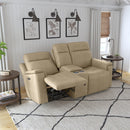 Flexsteel Odell 1739-64PH Power Reclining Loveseat with Console and Power Headrests and Lumbar - Maison Elegance Furniture LLC