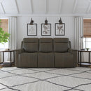 Flexsteel Odell 1739-62PH Power Reclining Sofa with Power Headrests and Lumbar - Maison Elegance Furniture LLC