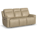 Flexsteel Odell 1739-62PH Power Reclining Sofa with Power Headrests and Lumbar - Maison Elegance Furniture LLC