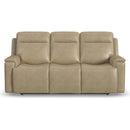Flexsteel Odell 1739-62PH Power Reclining Sofa with Power Headrests and Lumbar - Maison Elegance Furniture LLC