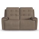 Flexsteel Iris 1781-60PH Power Reclining Loveseat with Power Headrests - Maison Elegance Furniture LLC