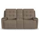Flexsteel Iris 1781-64PH Power Reclining Loveseat with Console and Power Headrests - Maison Elegance Furniture LLC