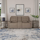 Flexsteel Iris 1781-64PH Power Reclining Loveseat with Console and Power Headrests - Maison Elegance Furniture LLC