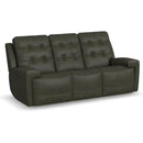 Flexsteel Iris 1781-62PH Power Reclining Sofa with Power Headrests - Maison Elegance Furniture LLC