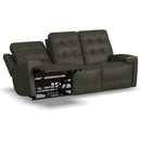 Flexsteel Iris 1781-62PH Power Reclining Sofa with Power Headrests - Maison Elegance Furniture LLC